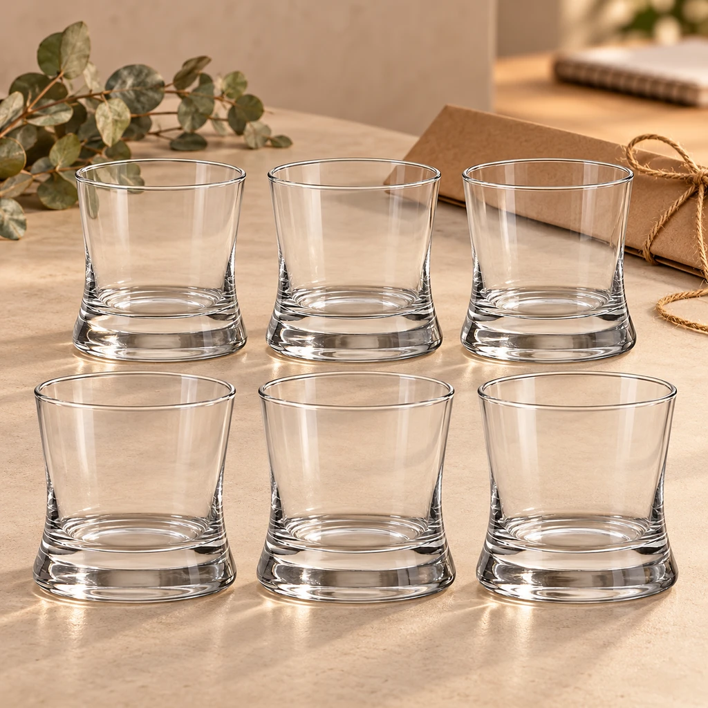 Sanjeev Kapoor Whisky Glass Set — Set of 6 - view 4